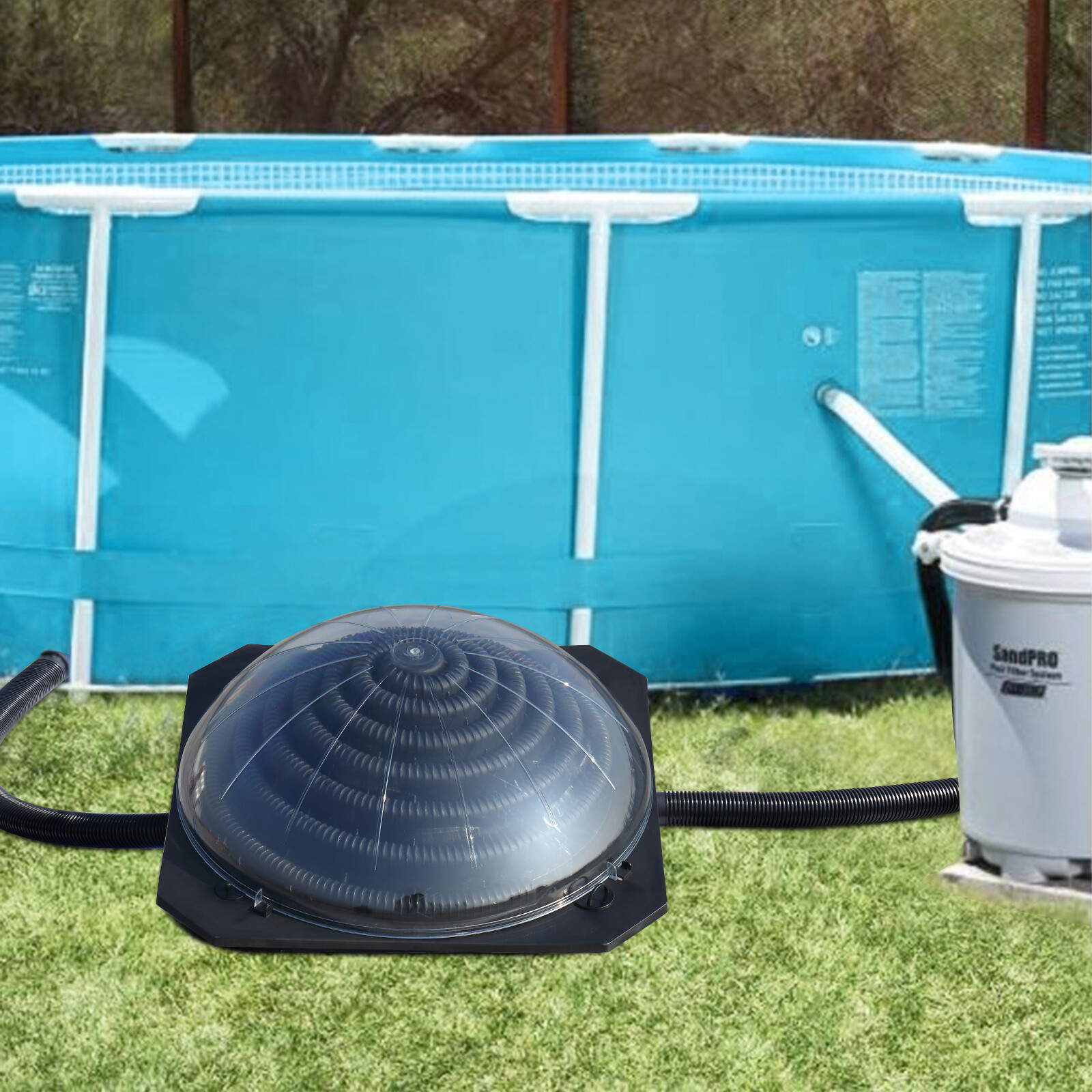 Solar Pool Heater for Above Ground Inground Pool Warmers Equipment for Outdoor