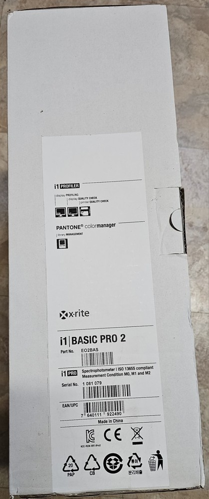 EFI ES-2000 SPECTROPHOTOMETER and CARRING CASE