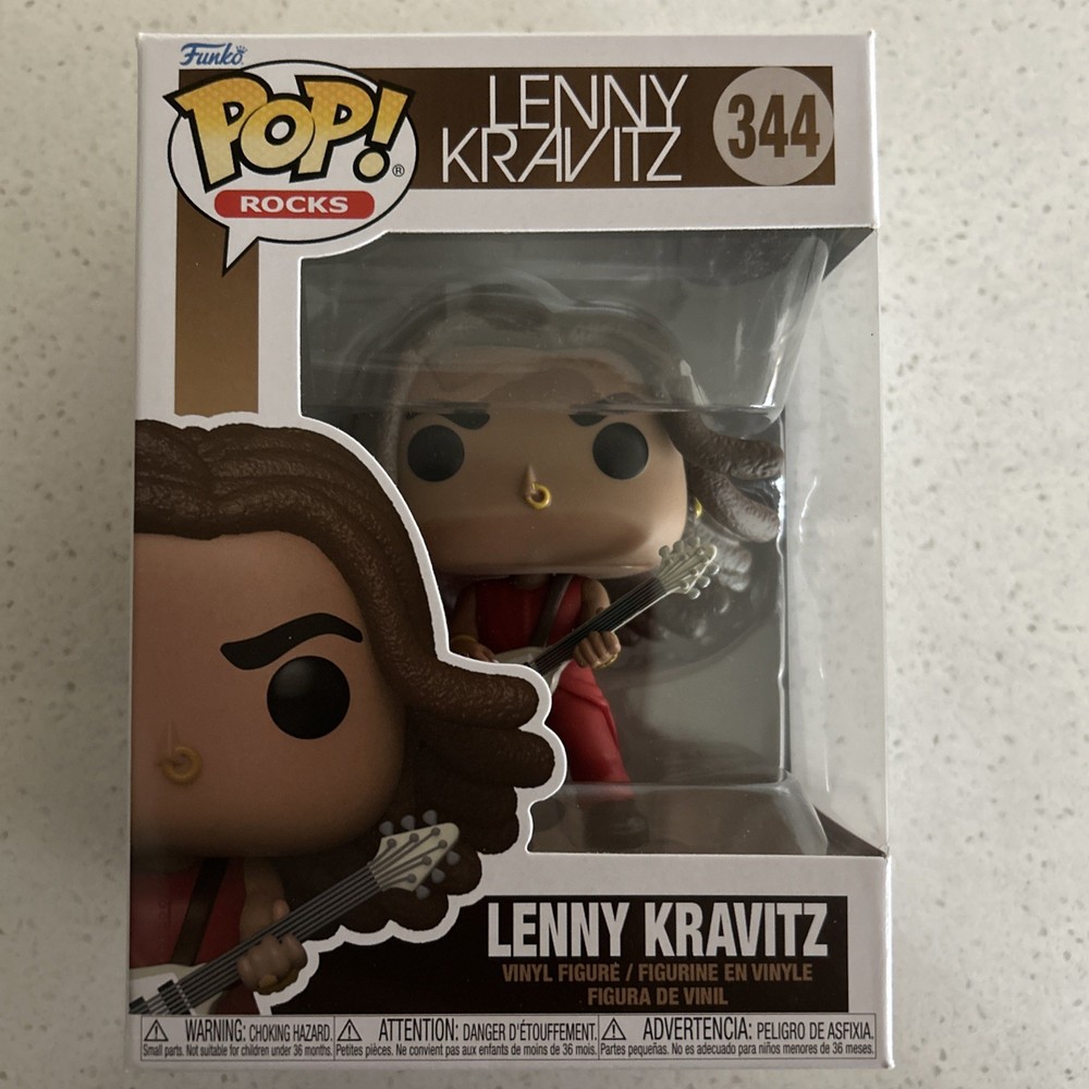 Funko Pop! Rocks Lenny Kravitz #344 New w/Protector