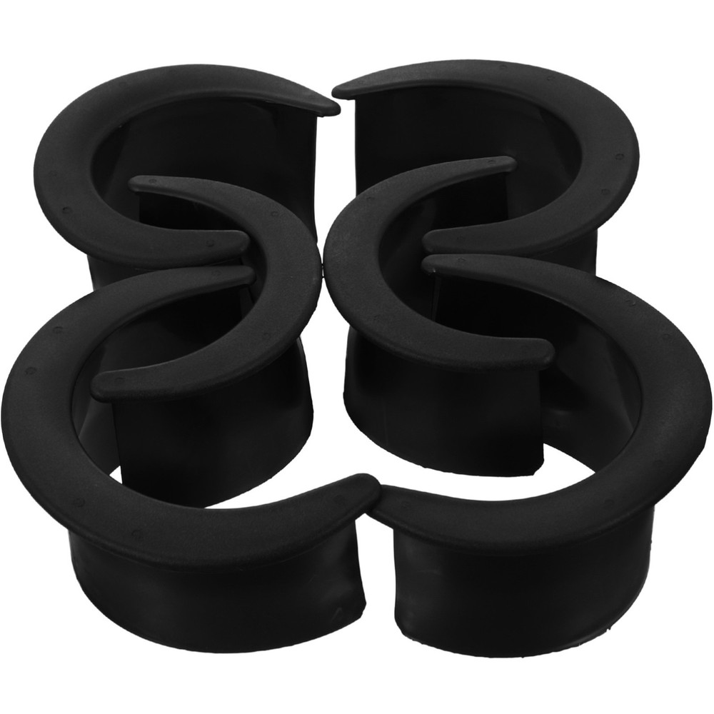 6pcs Pool Table Pocket Liners Replacement - Black Billiards Corner Liners 1.96