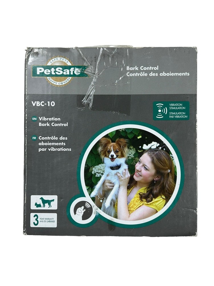 Petsafe Vibration Bark Control Collar - PBC17-13338 New Open Box