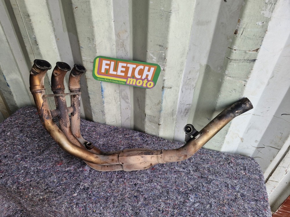2004 TRIUMPH 955I SPEED TRIPLE EXHAUST DOWNPIPE HEADER FRONT PIPES