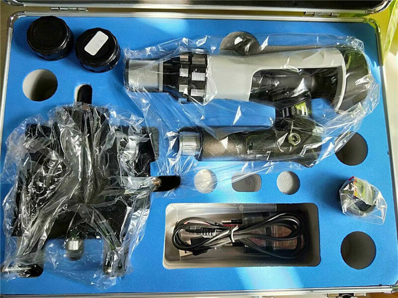 100X-400X Portable Hand-held Microscope Zoom Metallographic Microscope with LED