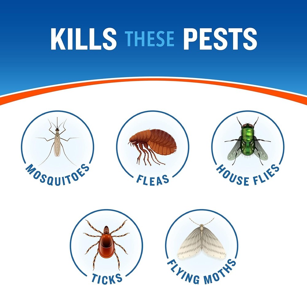 Backyard Bug Control Spray 2-Pack – Kills Mosquitoes, Fleas, Ants, 32 oz Each