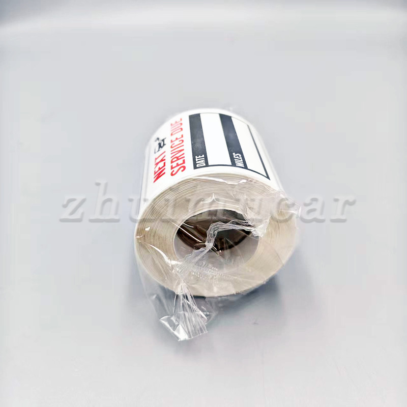 300PCS Oil Change Service Reminder Stickers Window Lite Sticker Pack 2"x2" US