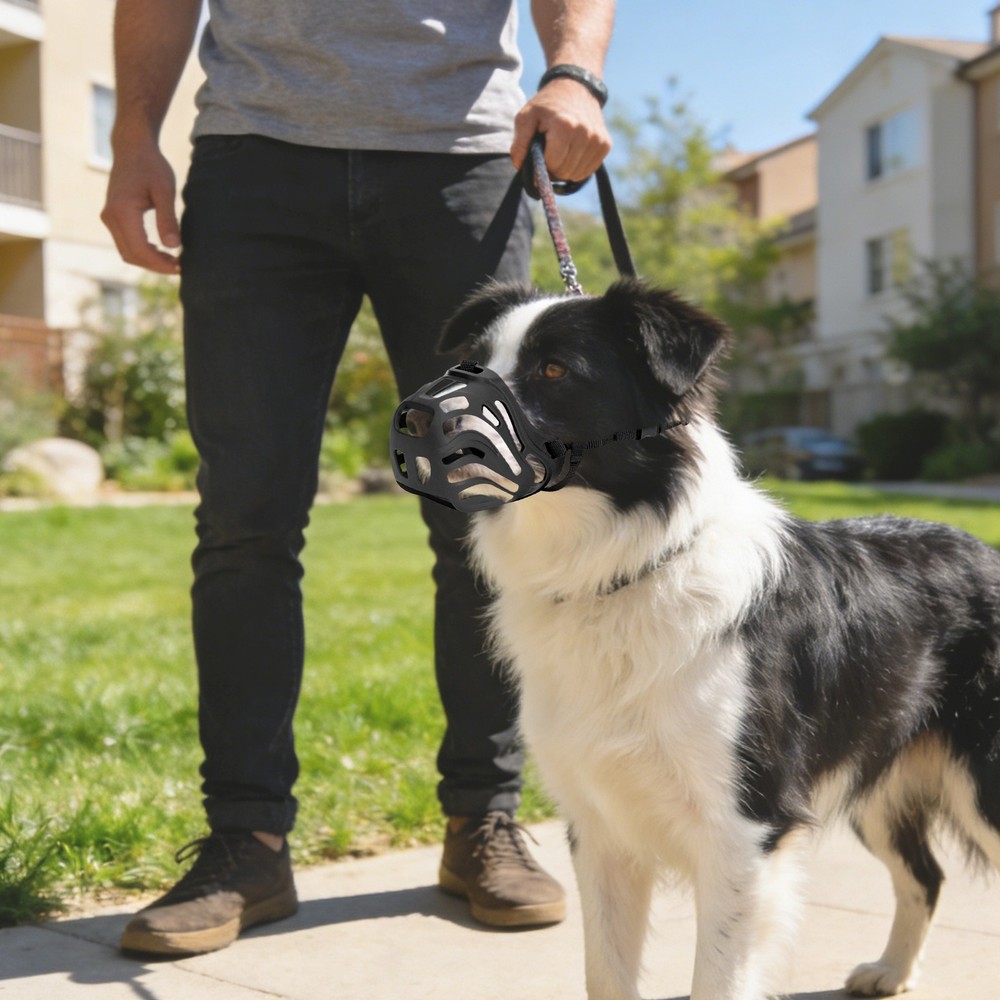 Dog Muzzle Soft Breathable Dog Muzzle Dog Muzzle Preventing Chewing and Biting