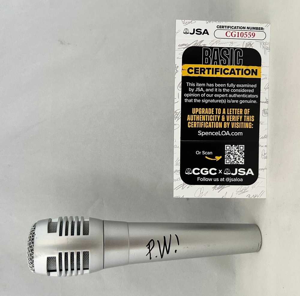 Pharrell Williams Signed Microphone JSA 1 COA