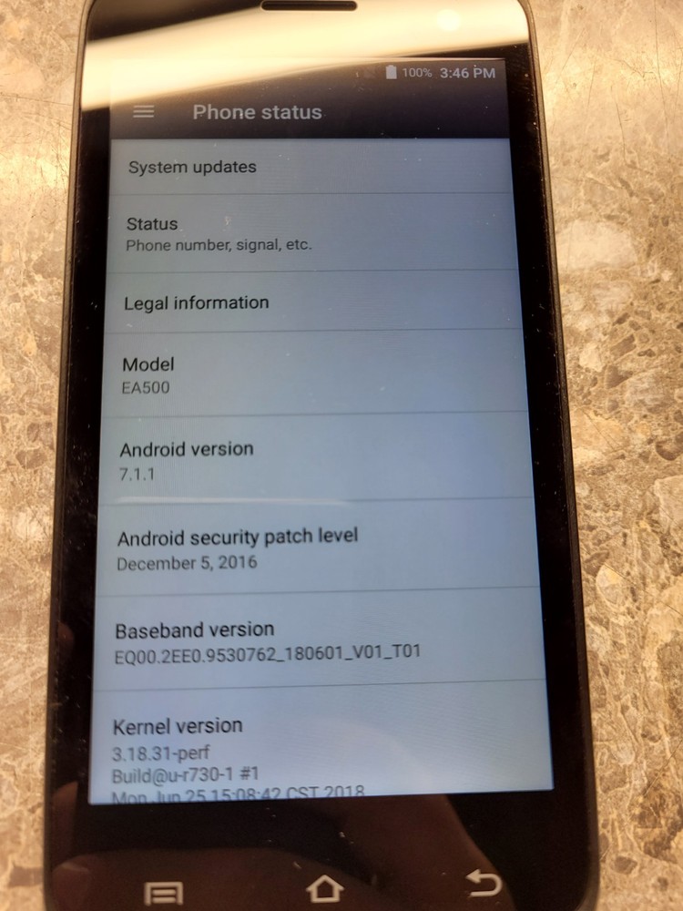 Unitech Electronics EA500 W/Docking Base Type-C TESTED !!!