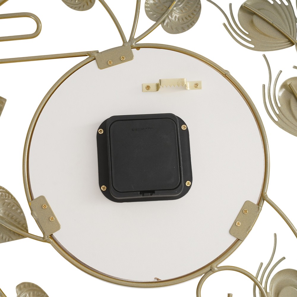 Peacock Wall Clock, Silent Art Wall Clock, Decorative Wall Clock