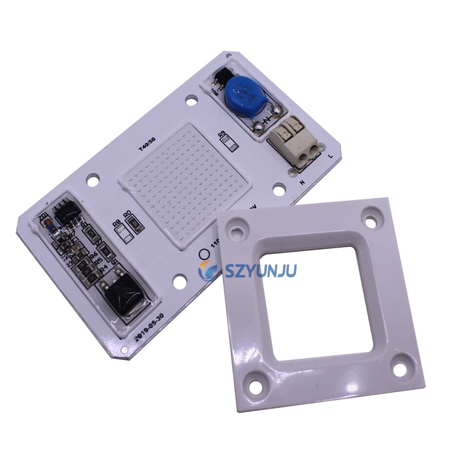 50W High Power UV 395nm LED chip Built-in driver Chip Smart IC 220V Light Lamp