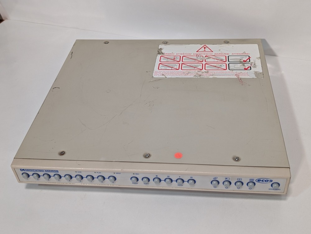 Dedicated Micros Eco9B CD-300GB 9 Channel Networked DVMR Multiplex Recorder