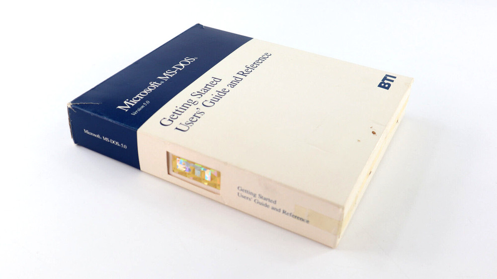 Microsoft MS-DOS 5.0 User's Guide and Reference W/ 5.25" Program Disks