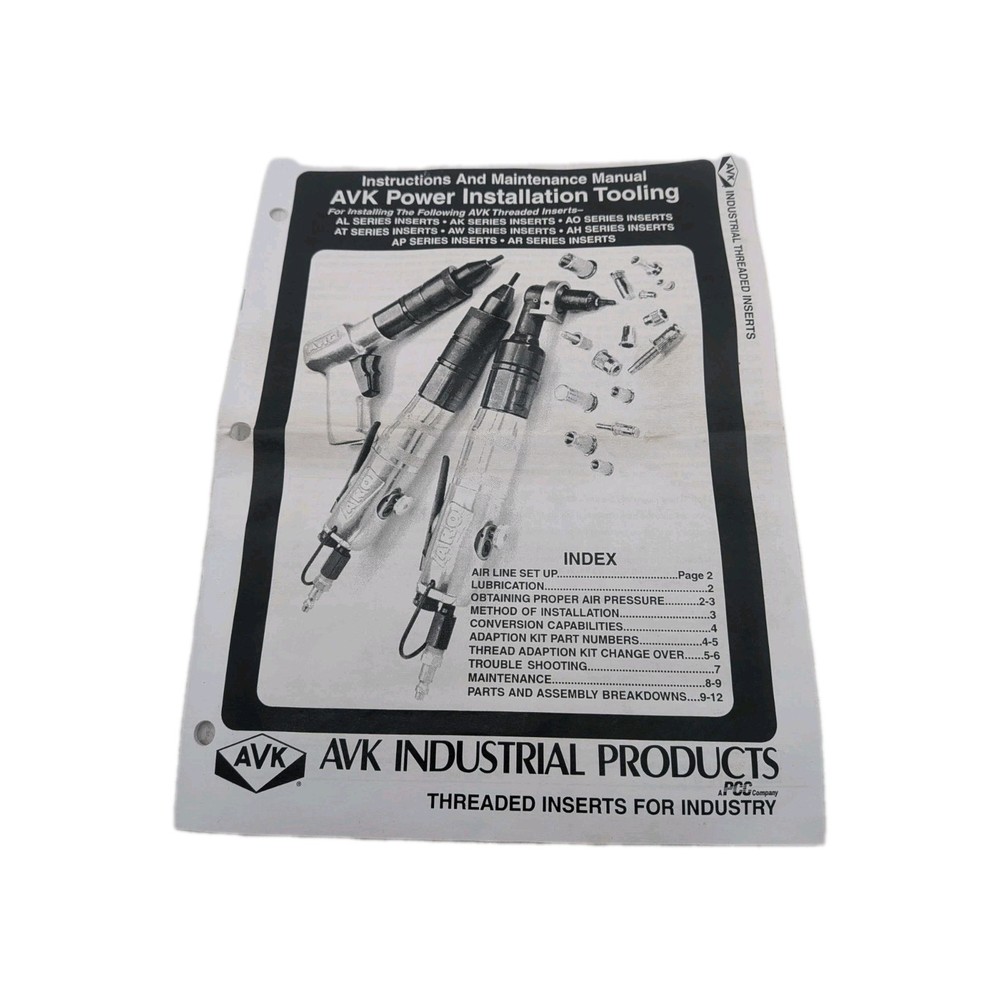 AVK ARO AKPT-30P-632 Threaded Insert Installation Tool, Hex, #6-32