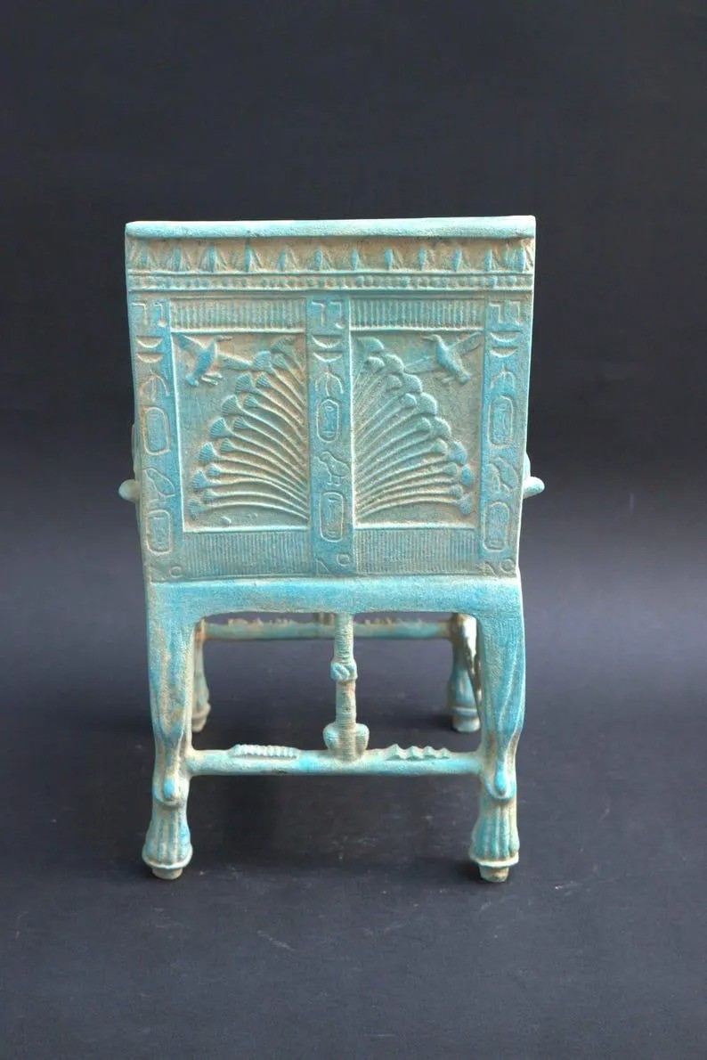RARE ANCIENT EGYPTIAN ANTIQUITIES Chair Throne for Pharaonic King Tutankhamun BC