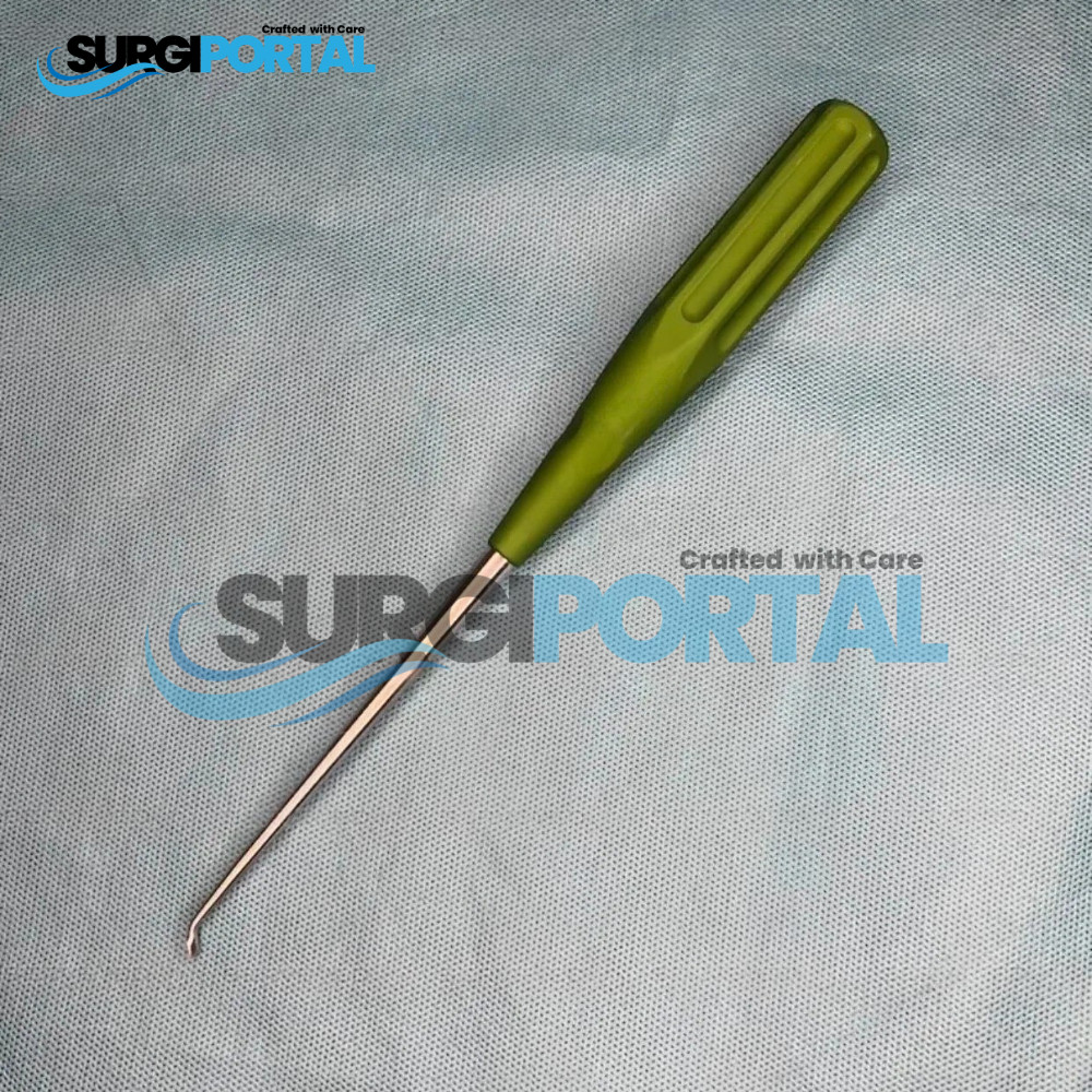 V. Mueller U-0168 Chroma-Line Upper Spinal Curette Reverse Angle