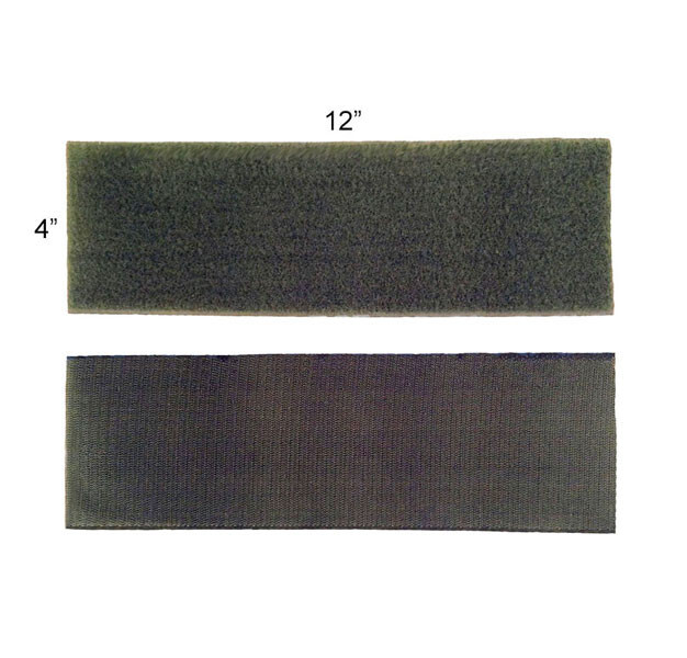 4 X 12 INCH MIL SPEC HOOK AND LOOP GENUINE  REPLACEMENT MATERIAL - NEW