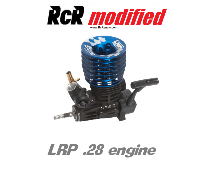 RCR Modified LRP .28 pullstart nitro RC engine big block