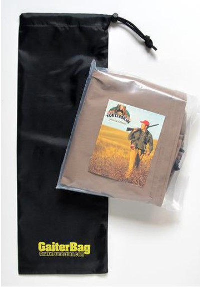 Turtleskin SnakeArmor Reversible Snake Gaiters - Camo/Khaki with Storage Bag