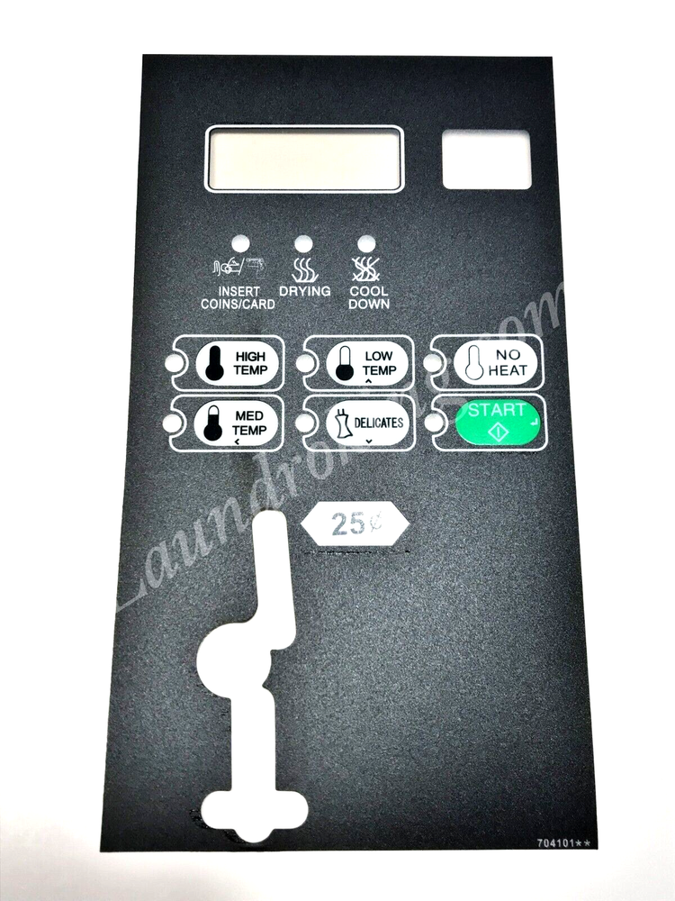 70410101 OVERLAY CONTROL STACK C4 SINGLE BLACK FOR 70450501P TUMBLER CONTROL