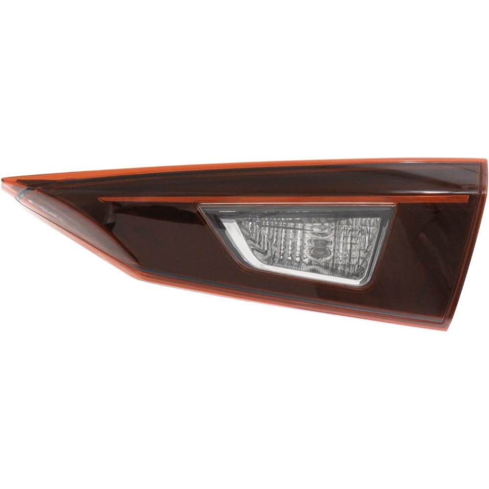 Passenger Inner Side Tail Light Clear Red Lens Halogen Bulb MA2803123C