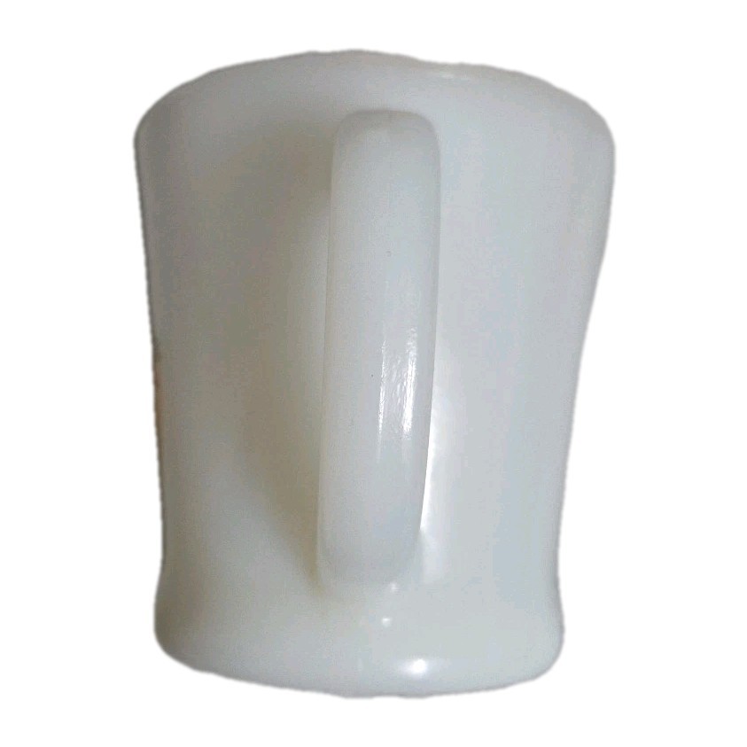 Fire King Esso Exxon Tiger Vintage Coffee Cup Mug White Milk Glass Gas Stations