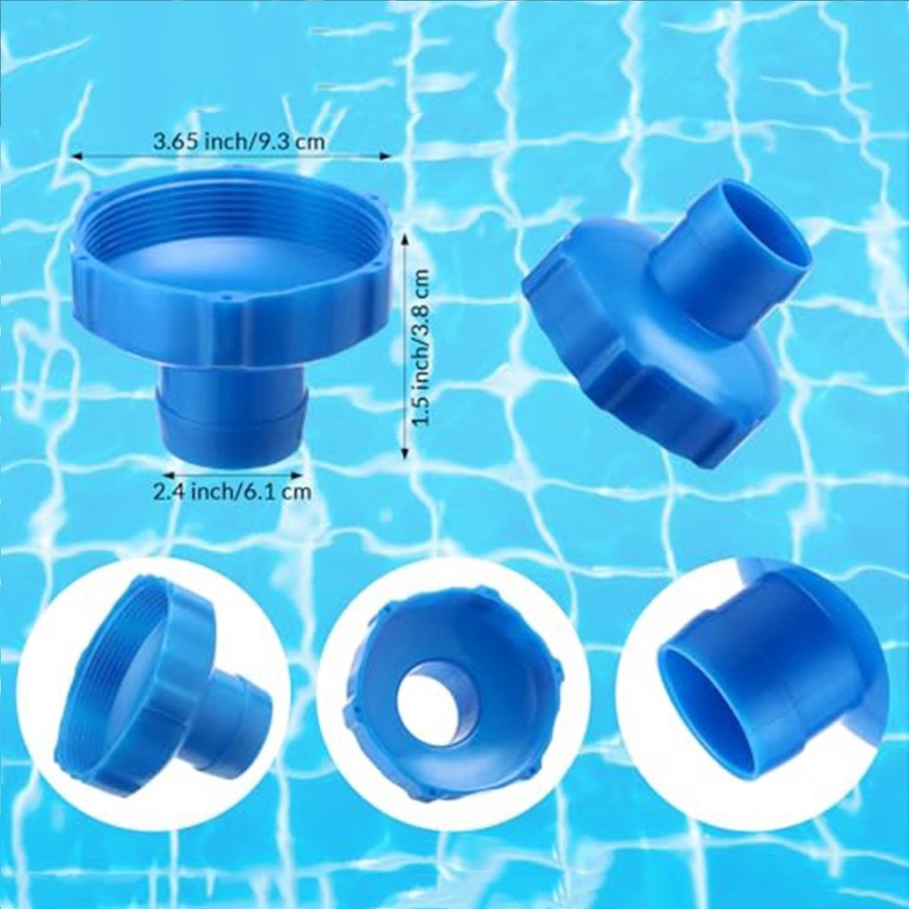 Robust Pool Hose Adapter Kit Includes Essential Connectors for Maintenance