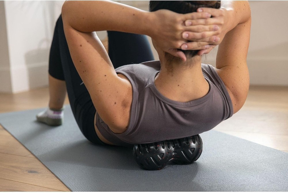 Trigger Point Performance TriggerPoint Universal Double Massage Ball 8-Inch Text