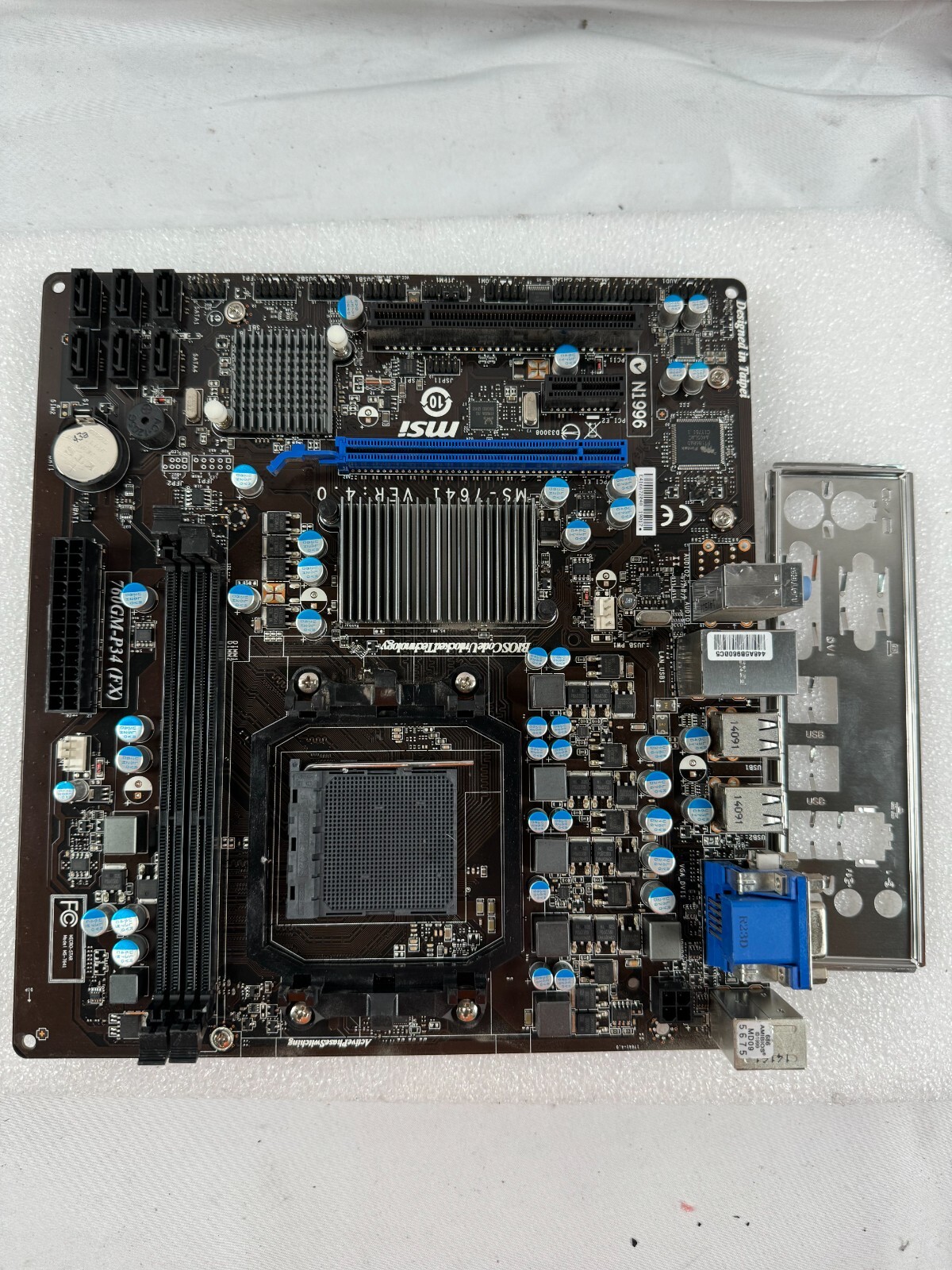 MSI Motherboard 760GM-P34 FX; Tested
