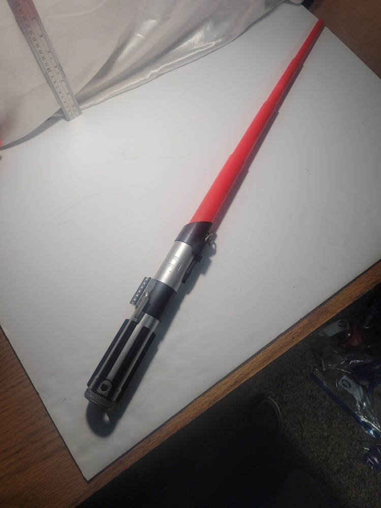 2015 Star Wars Lightsaber Red Hasbro Darth Vader Retractable