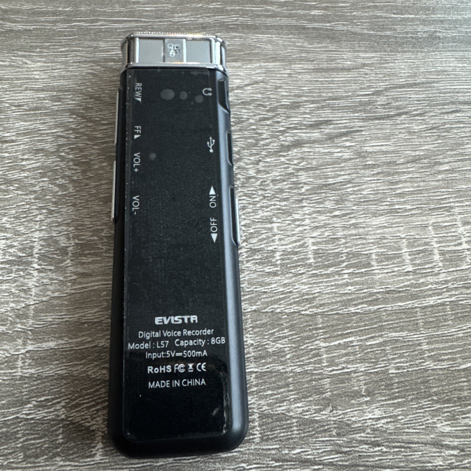 EVISTR 8GB Digital Voice Recorder Voice Activated Recorder with Playback.