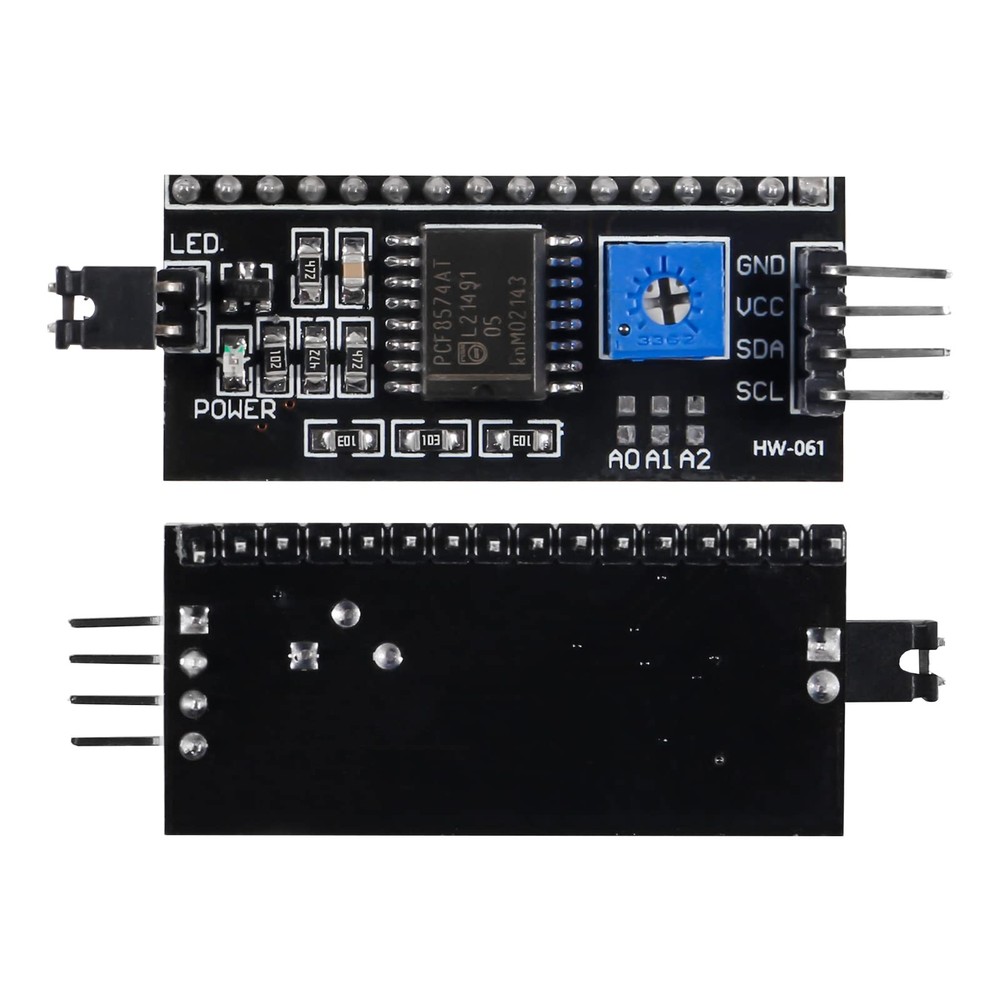 4-Pack 16x2 LCD Display Module I2C Blue Backlight for Arduino DIY IoT Projects