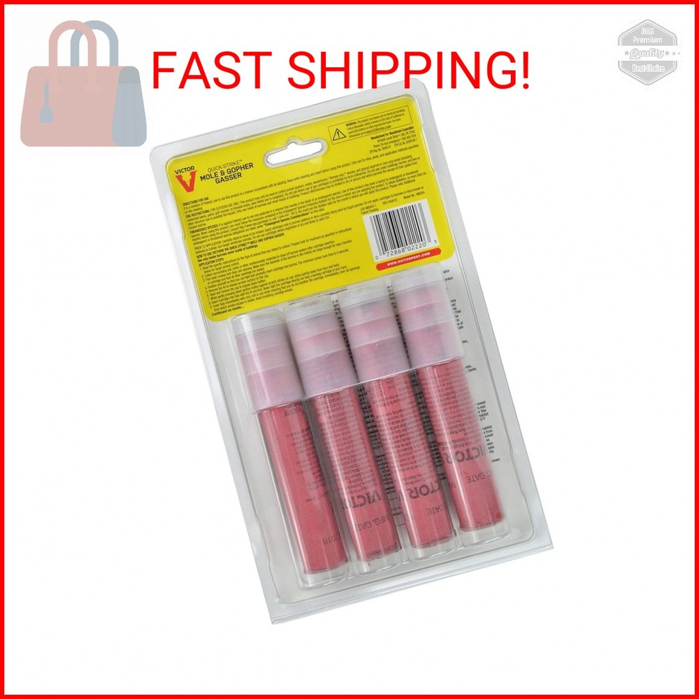 Quick Strike Mole & Gopher Gasser, 4-Pk.