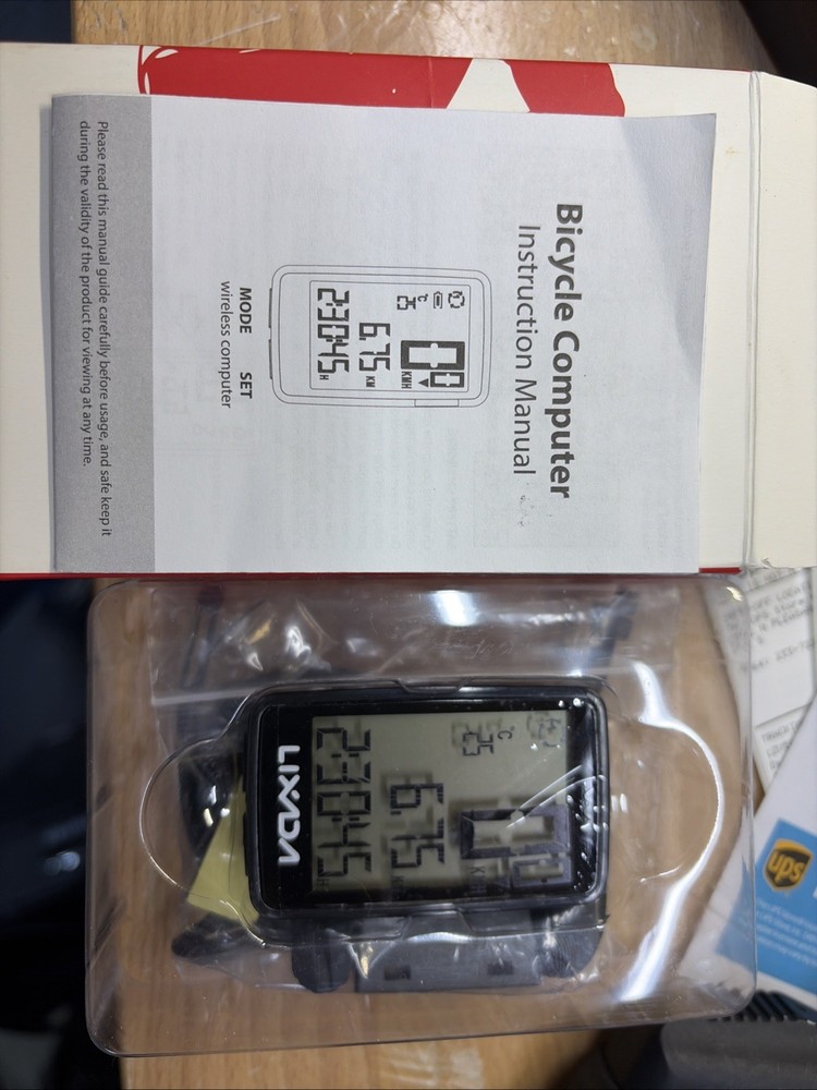 Wireless GPS Bike Computer 2.6" LCD Display Speedometer Odometer Cadence Sensor