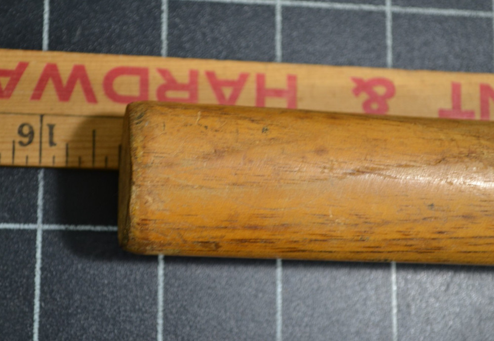 ATHA - 2 1/2" - BLACKSMITH SQUARE FLATTER HAMMER - ALL ORIGINAL WITH HANDLE