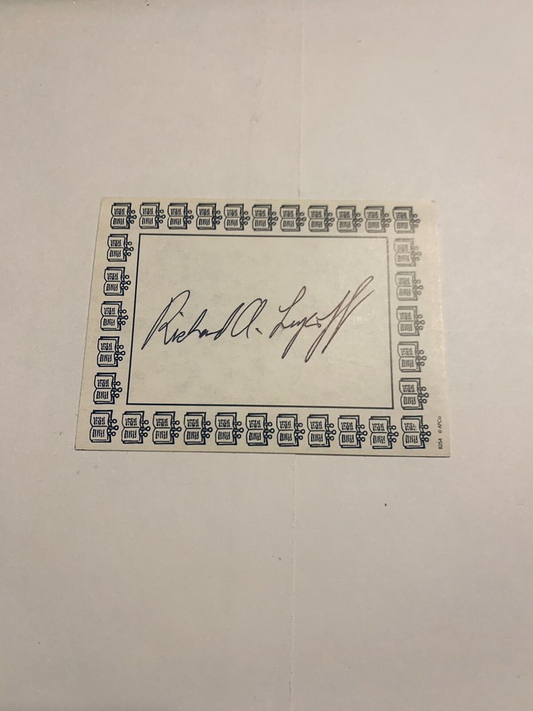 Richard A. Lupoff Author Signed Bookplate Autographed New