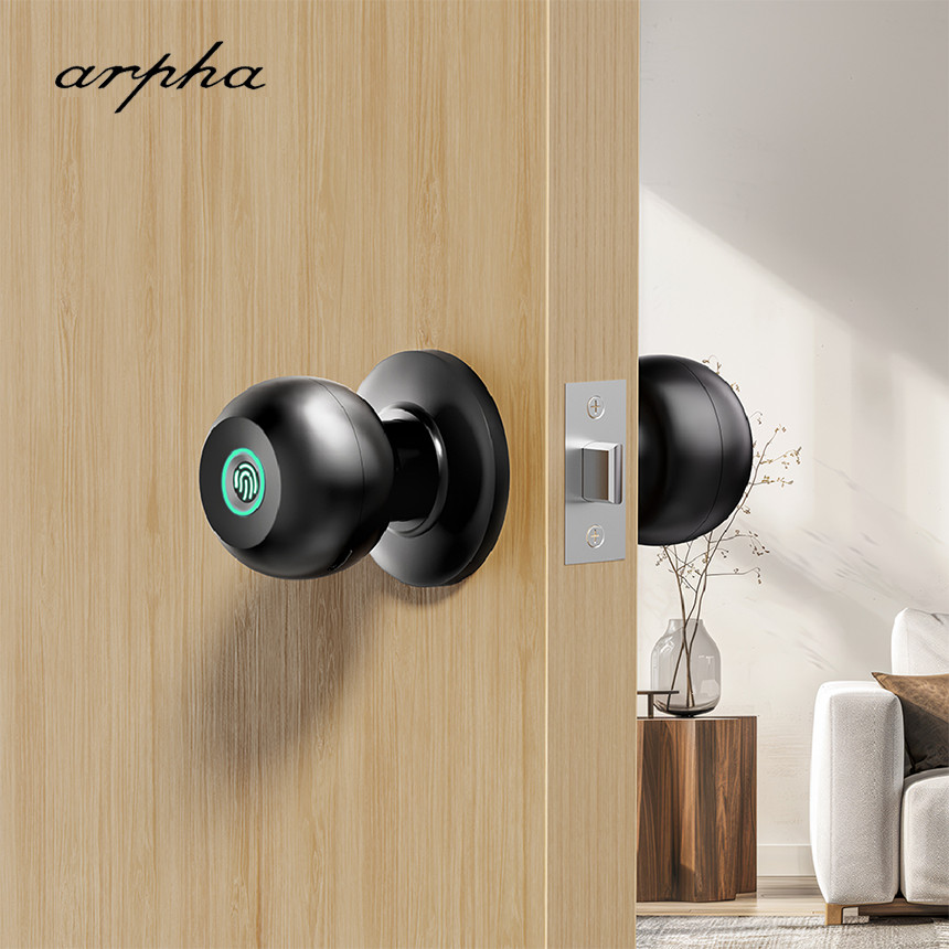 ARPHA Smart Keyless Fingerprint Door Handle Lock App Control Bluetooth Auto Lock