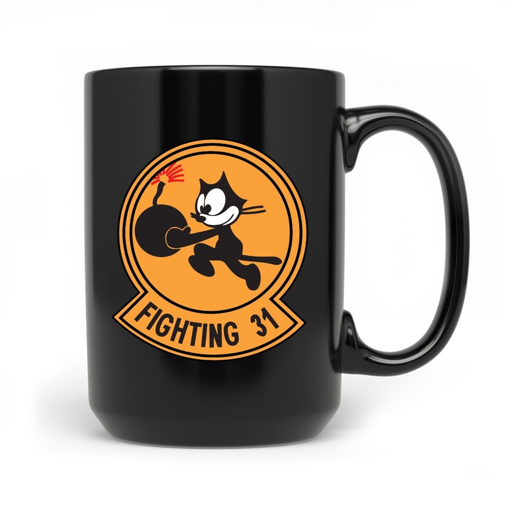 Tomcatters VF-31 Fighting 31 15 oz Black Mug