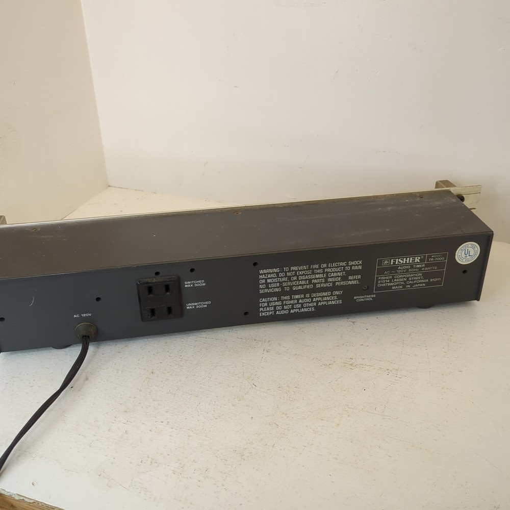 Fisher Audio Timer Mount Rack Model TR-7000