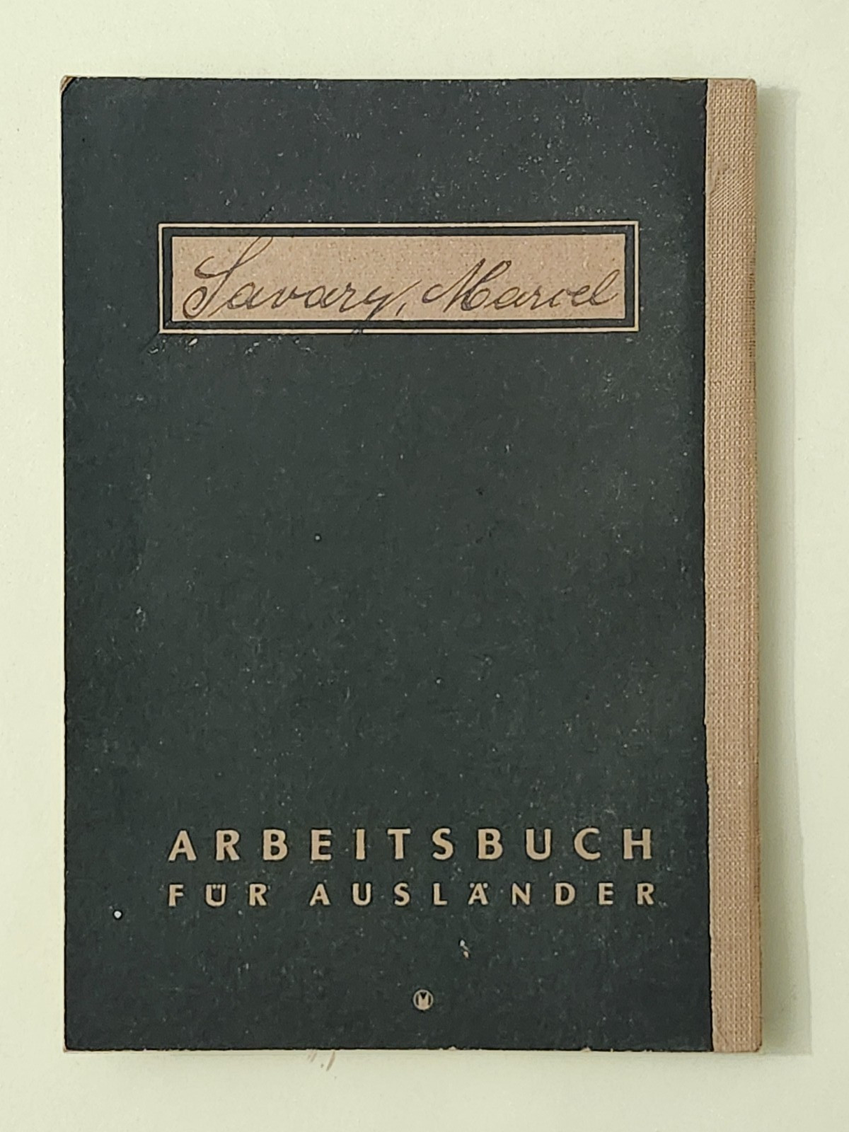 WW2 Germany. German WORKBOOK FOR FOREIGNERS 1943