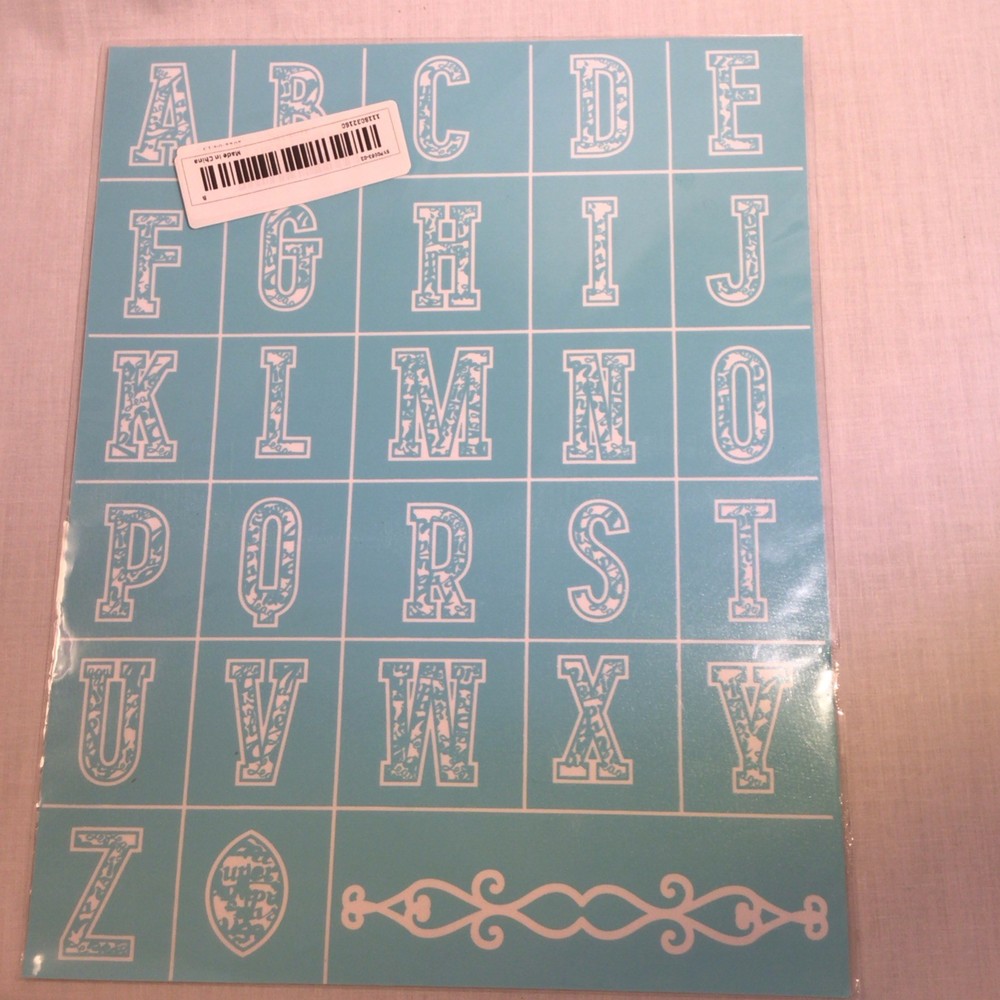 Chalk Transfers 4 Different Alphabets