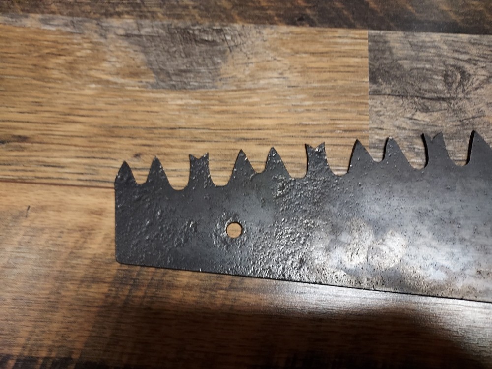 WARRANTED SUPERIOR 48 " LOGGING SAW WITH HOLES FOR ADDITIONAL HANDLE SHARP USED