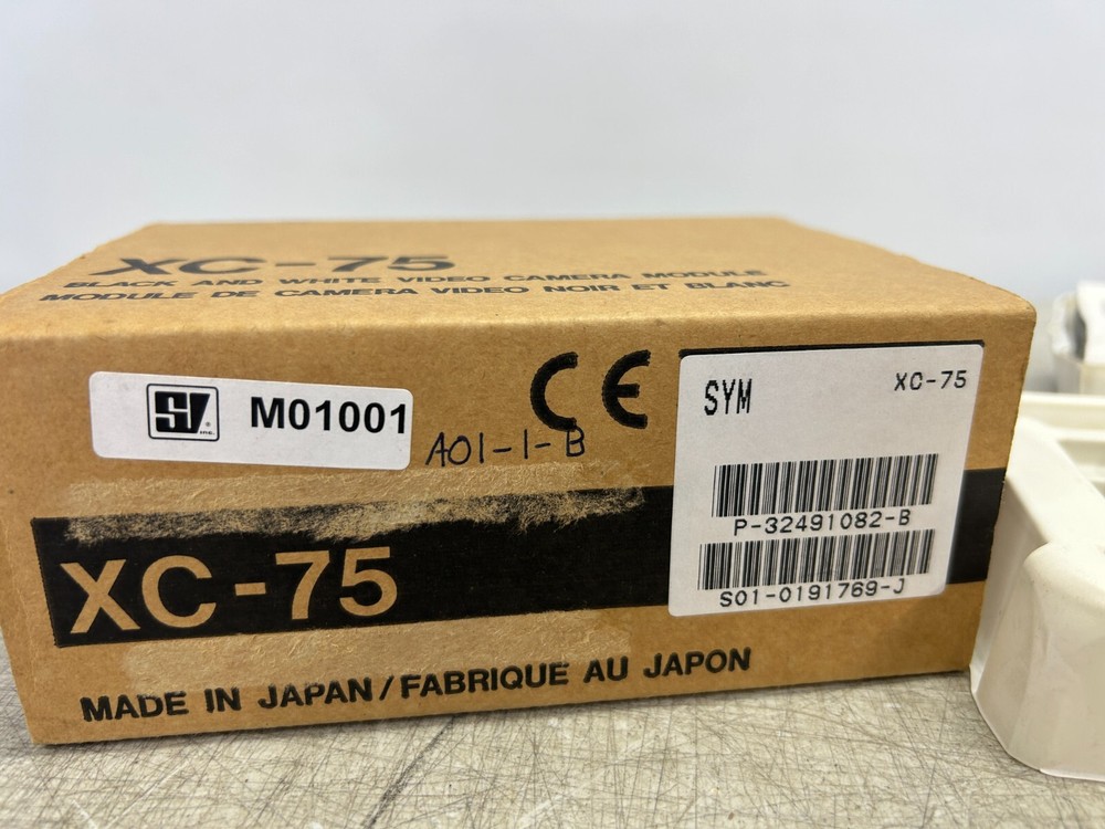 Sony XC-75 CCD industrial Video Camera Module, Black and White