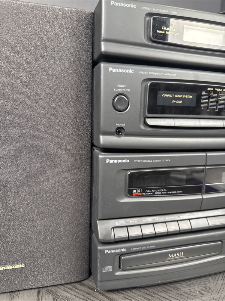 Vintage Panasonic Compact Audio System SA-D102