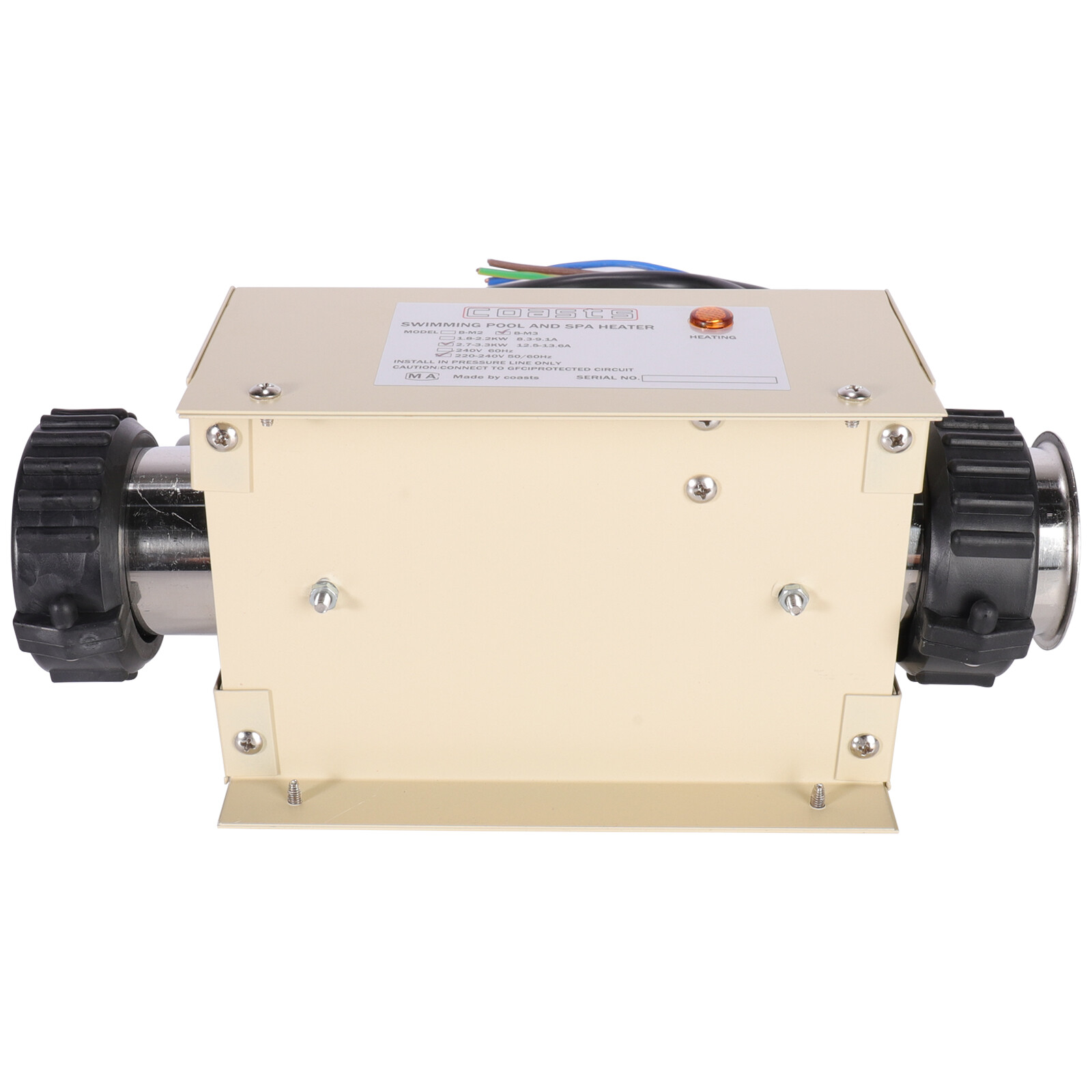 220V SPA Heater Electric Swimming Pool and Heating Tub Water Heater Thermostat