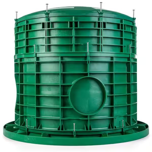 VPC 20 in. x 18 in. Tall Septic Tank Riser Combo