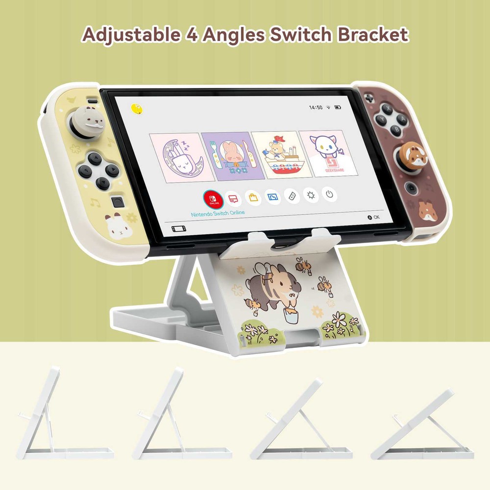 GeekShare Adjustable Playstand for Switch/OLED/Lite/Phone/Steam Deck Portable