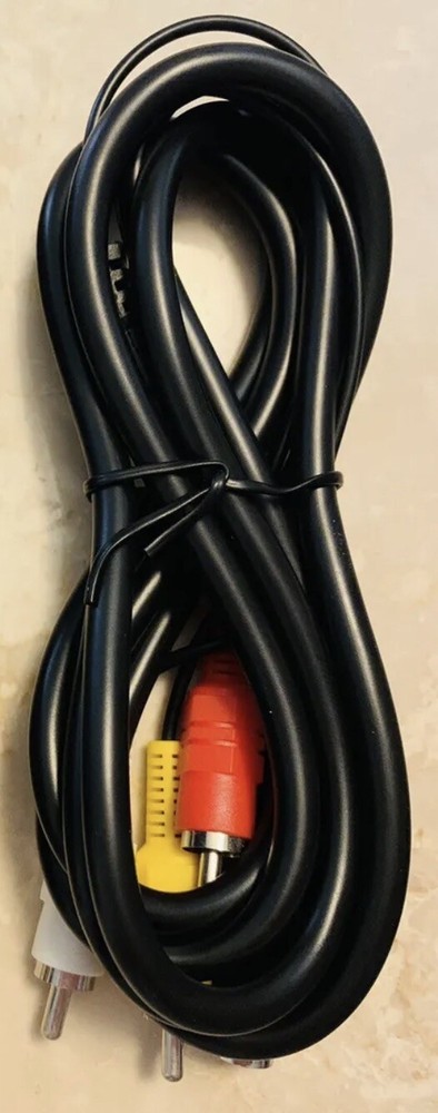 RCA Composite AV 6FT Cable for SEGA Genesis 2 & 3