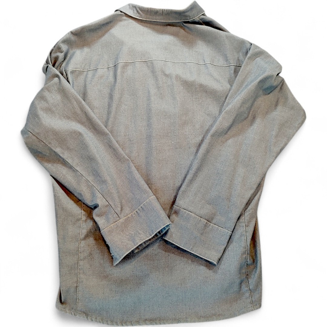 Clement Design Yuma Denim Chef Coat Jacket Long Sleeve Shirt Mens 5 3XL France