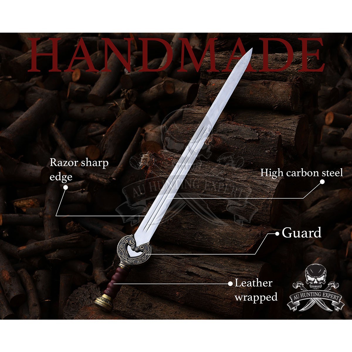 HERUGRIM, SWORD OF THEODEN, Handmade Sword (with FREE wall plaque)