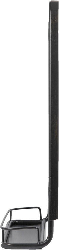 Large Metal Framed Mirror with Shelf
